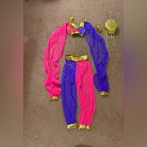 GENIE / FORTUNE TELLER / BELLY DANCER COSTUME CHILD AGE 3-4